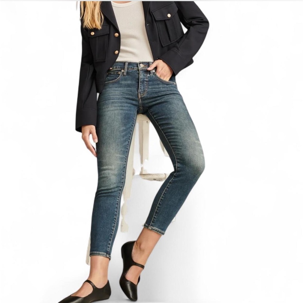 Lucky Brand Mid Rise Ava Skinny Crop 6